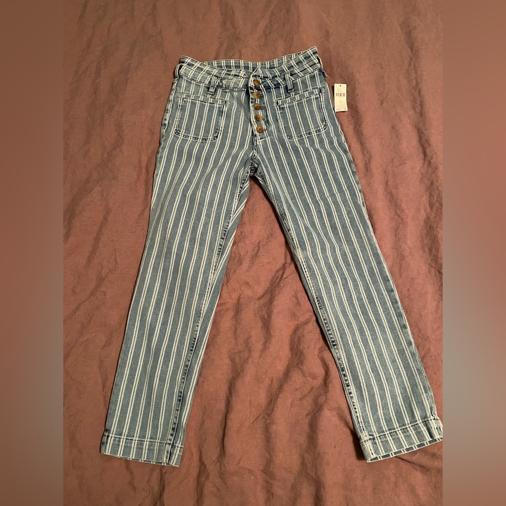 NWT Pilcro and the Letterpress high rise slim jeans